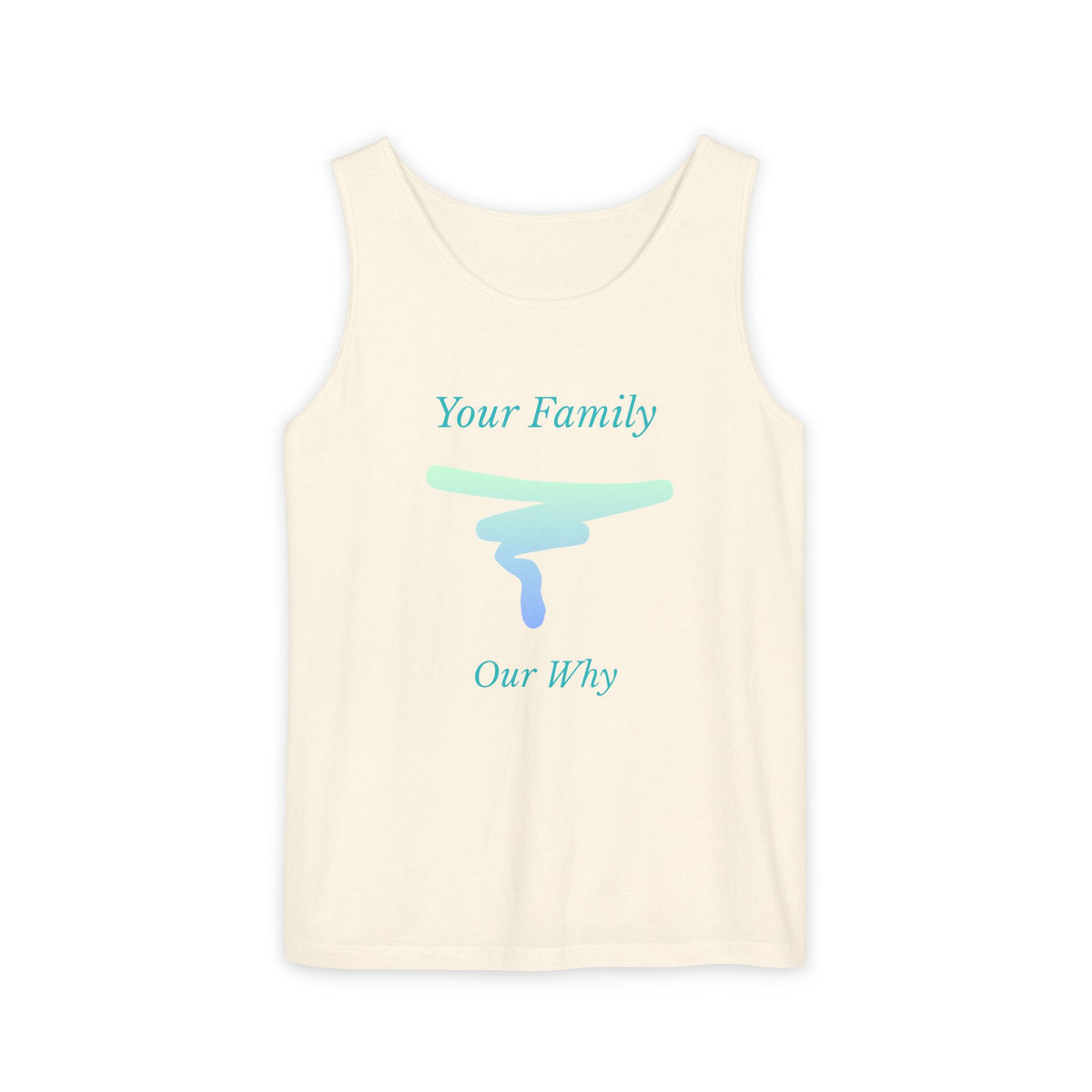 Tank Top — "Your Family Our Why" Inspirational Graphic Tank