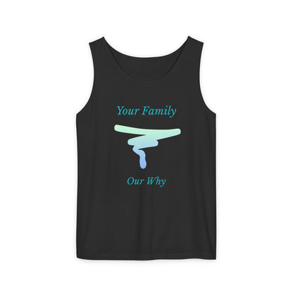 Tank Top — "Your Family Our Why" Inspirational Graphic Tank