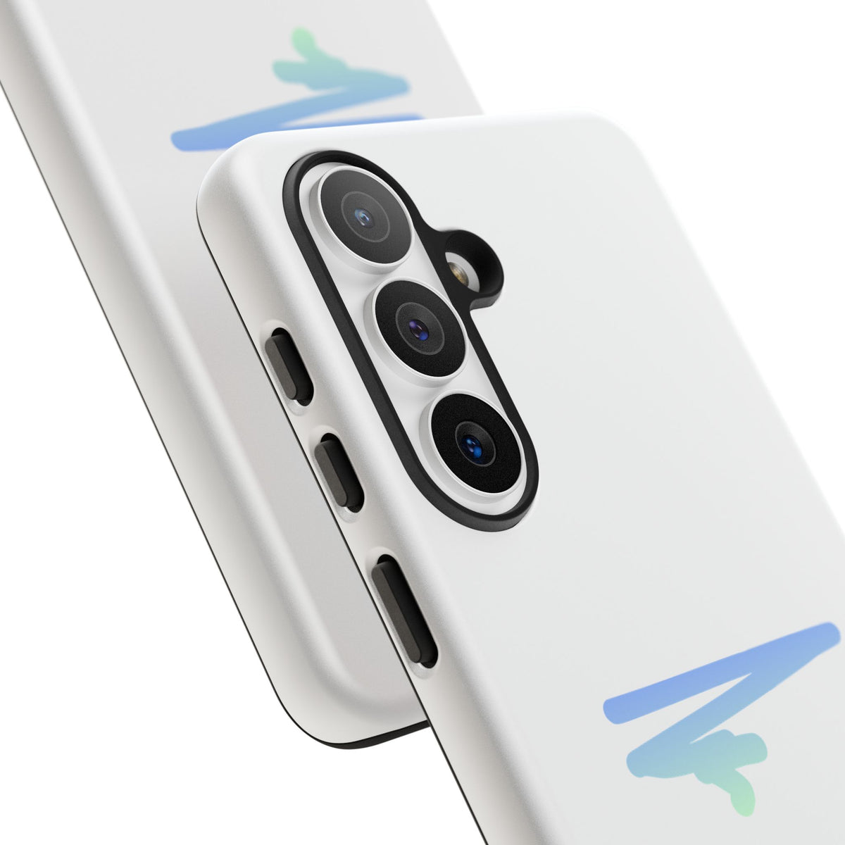 Phone Case — Minimal Blue Brush Family Design, Personalized ‘Your Family’ Protective Case