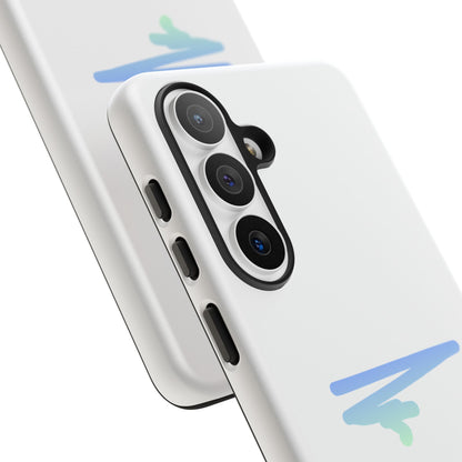 Phone Case — Minimal Blue Brush Family Design, Personalized ‘Your Family’ Protective Case