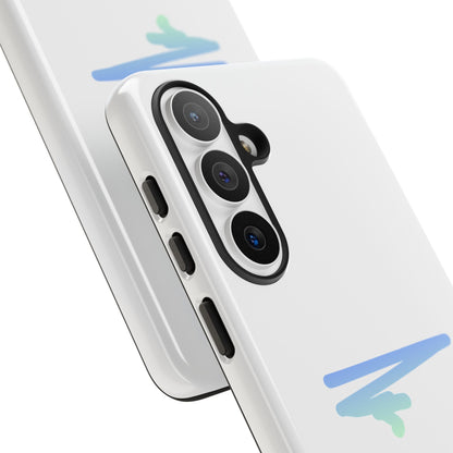 Phone Case — Minimal Blue Brush Family Design, Personalized ‘Your Family’ Protective Case