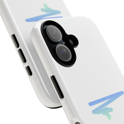 Phone Case — Minimal Blue Brush Family Design, Personalized ‘Your Family’ Protective Case